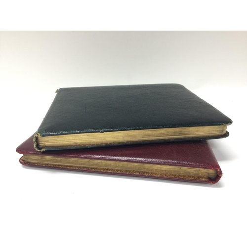 1734 - Two books of autograph albums containing various sketches and watercolours including local interest ... 