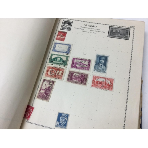 1735 - A collection of stamps including first day covers, a world stamp album and loose stamps. Postage cat... 