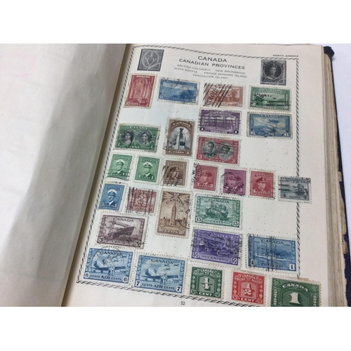 1735 - A collection of stamps including first day covers, a world stamp album and loose stamps. Postage cat... 