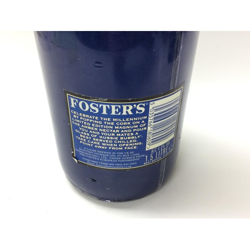 1824 - A fosters millennium magnum. 1.5 litres still sealed.