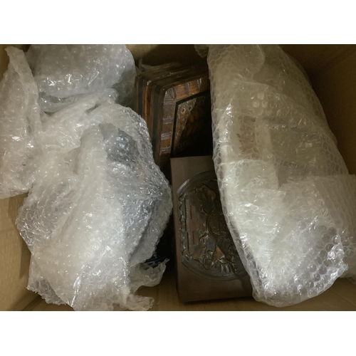 1970 - 4 boxes of varied ceramics
