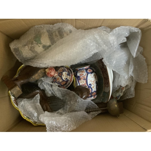 1970 - 4 boxes of varied ceramics