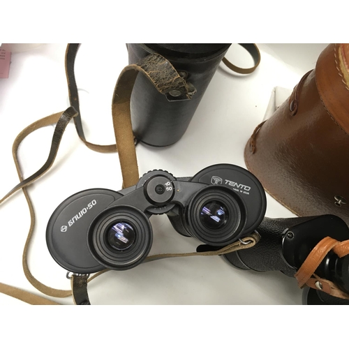 1980 - A collection of binoculars. Postage C