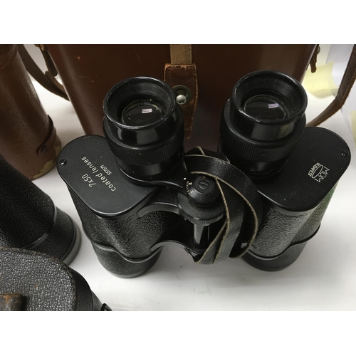 1980 - A collection of binoculars. Postage C