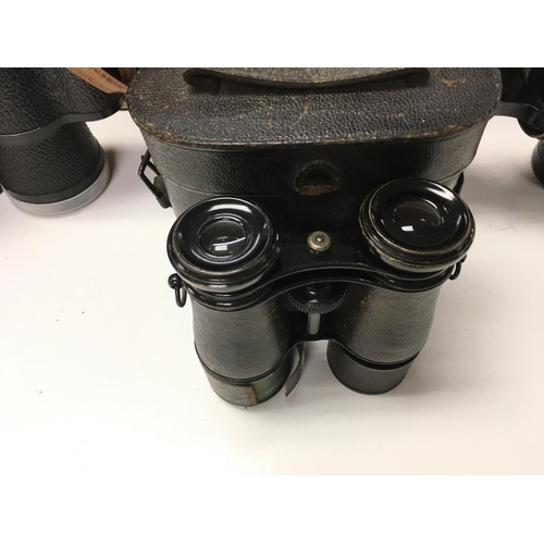 1980 - A collection of binoculars. Postage C