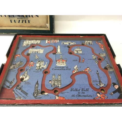 1981 - A vintage Coronation route puzzle. Postage B