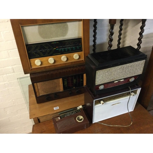 1997 - A collection of assorted vintage radios.