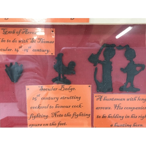 2004 - Cased Medieval Pilgrim badges and tokens, all metal detector finds. This lot can be posted without t... 