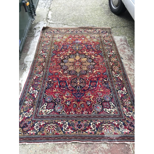 2007 - An early Woven rug , dimensions length 226cm width 140cm