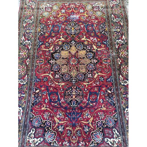 2007 - An early Woven rug , dimensions length 226cm width 140cm