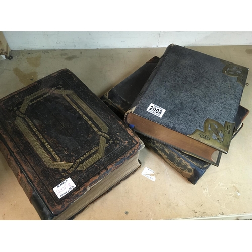 2008 - Two Victorian Bibles and a book entitled With The Flag to Petra