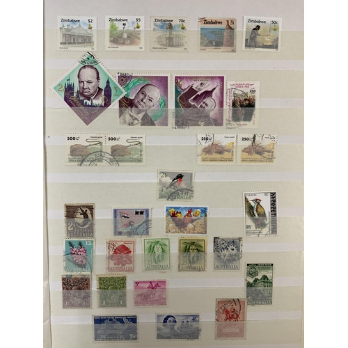 1703 - A collection of stamps in albums all second half of the 20thC, Elizabeth II presentation packs and o... 