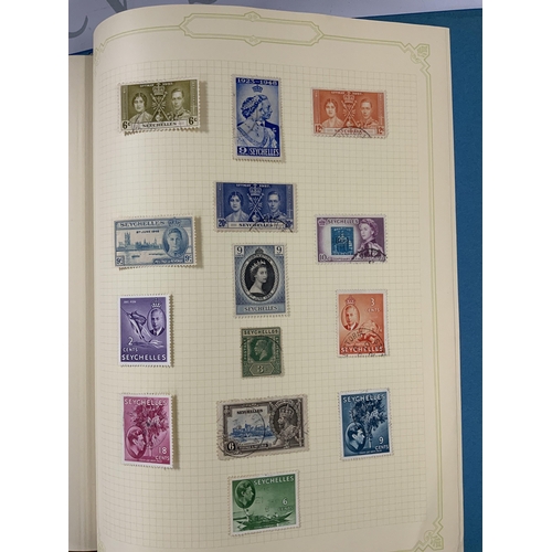1703 - A collection of stamps in albums all second half of the 20thC, Elizabeth II presentation packs and o... 