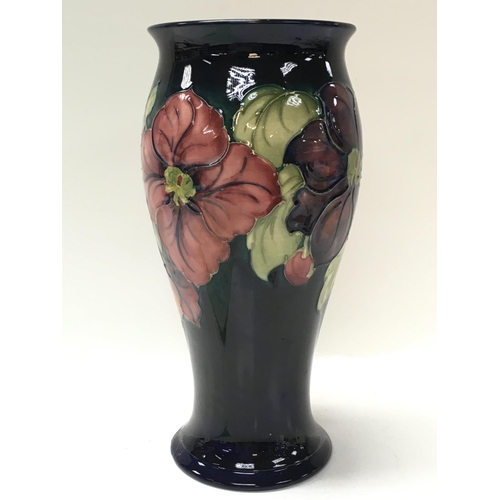 969 - A Moorcroft Anemone vase, some damage at the bottom of the vase. this lot cannot be posted. NO RESER... 