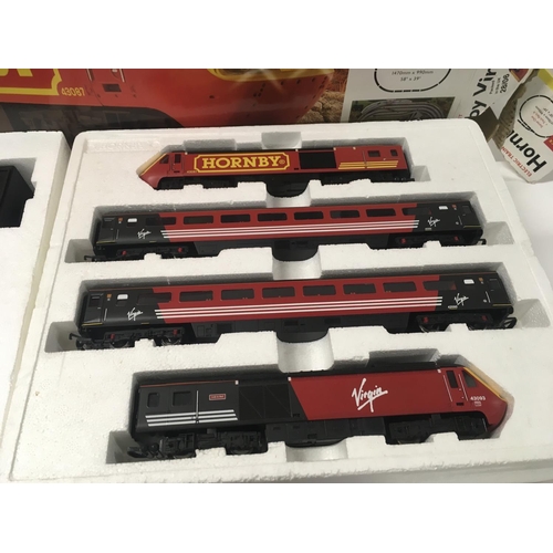 122 - A boxed Hornby train set R1080 Virgin Trains 125. Box a little worn. 00 gauge