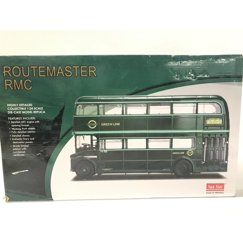 134 - A Boxed Sun Star Routemaster RMC Bus. No Certificate A/F.