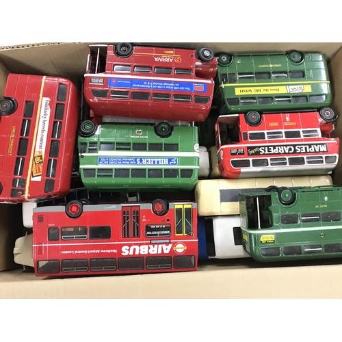 135 - A Collection of Boxed And Loose Diecast Buses. Various Makes. (2).