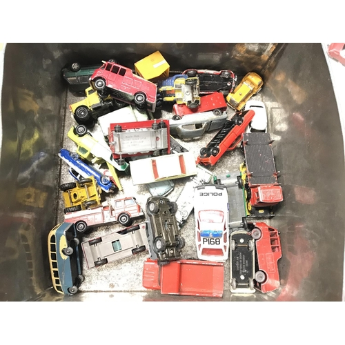 136 - A Collection of Playworn Diecast. Mostly Matchbox.