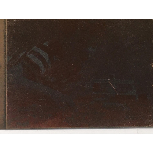 15 - A collection of 4 unique copper printing plates made for the Matchbox company. Each plate is approxi... 