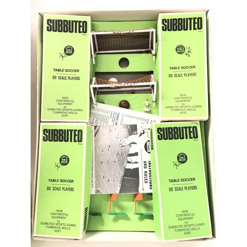 150 - 2 X Boxed Subbuteo Sets. A Table Rugby and Table Soccer with Extra Teams. No Reserve.