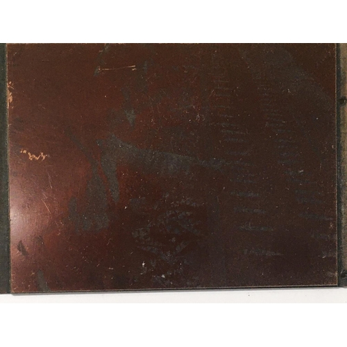 17 - A collection of 4 unique copper printing plates made for the Matchbox company. Each plate is approxi... 