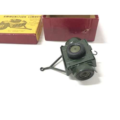 171 - A Britains royal Artillery ammunition limber with box. Postage A