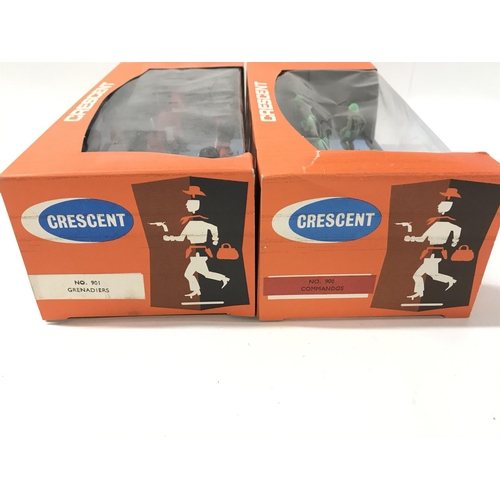 174 - A box of crescent commandos and a box of crescent Grenadiers. No reserve.