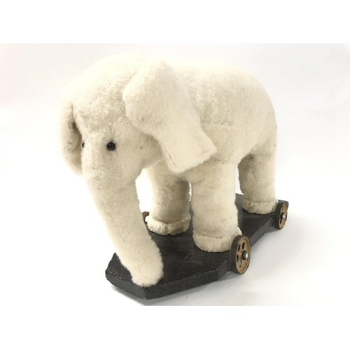 195 - 2 Boxed Walt Disney Family Museum Soft Toys Mickey And Minnie Mouse. An Elephant On a Skate and a Pa... 