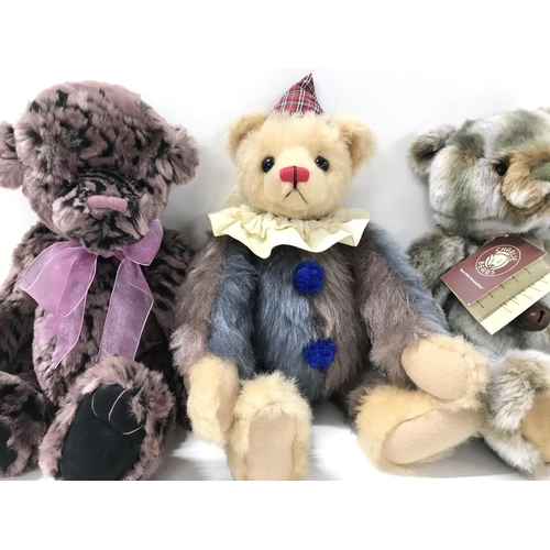 200 - 3 Charlie Bears. Tara.Felix And Goosebeary. With Tags And Bags (3).