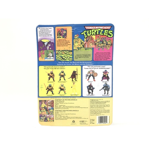 217 - A Carded Playmates Teenage Mutant Hero Turtles Michelangelo. Unpunched.