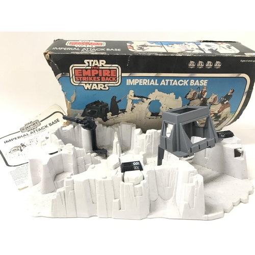 224 - A Boxed Vintage Star Wars Imperial Attack Base. Box is worn and Parts Missing. No Reserve.