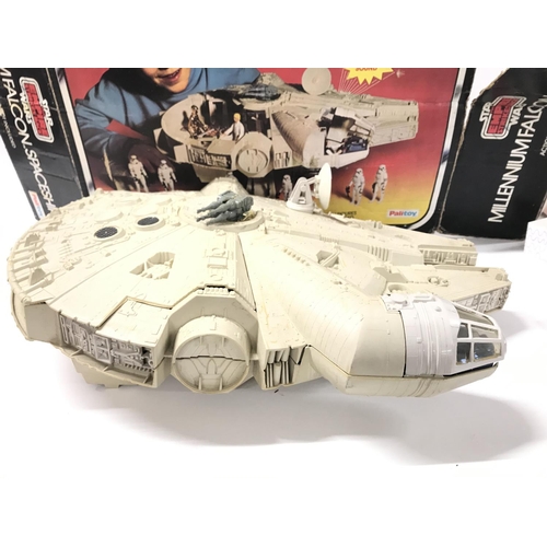 226 - A BoxedVintage Star Wars Millennium Falcon. Parts Missing. No Reserve.