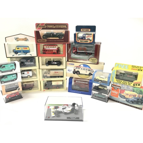 227 - A Box Containing Various Boxed Diecast. No Reserve.