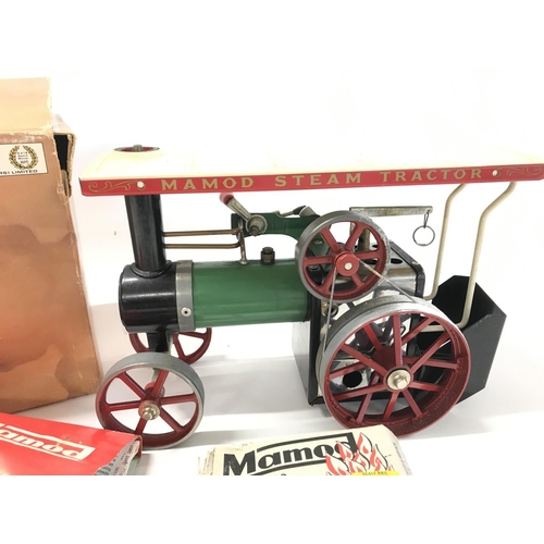 243 - A Boxed Mamod Steam Tractor.