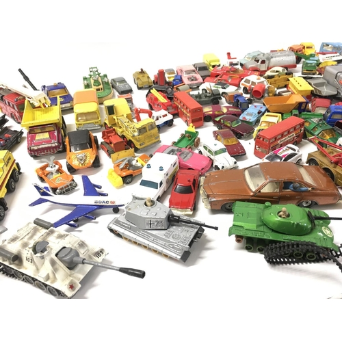 249 - A collection of Playworn diecast model vehicles manufactured by Matchbox ..Corgi etc.