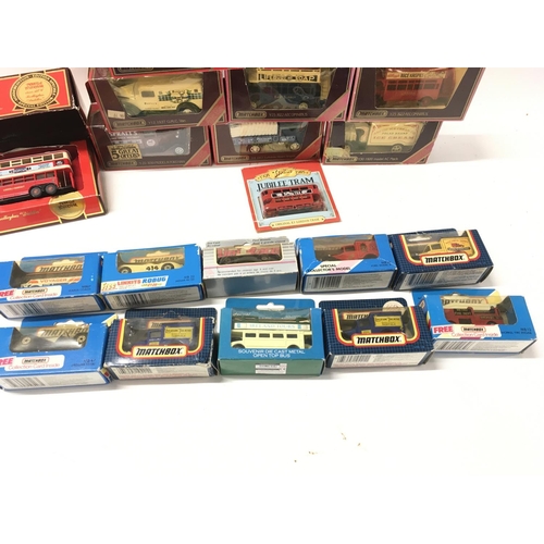 252 - A collection in excess of 20 boxed diecast model vehicles mainly by Matchbox.