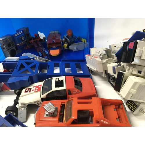 256 - A box containing G1 Transformers suitable for Spares or repair