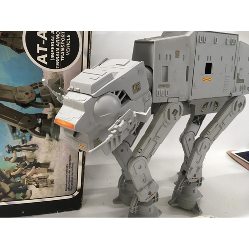 258 - Star Wars vintage AT-AT vehicle in worn box.