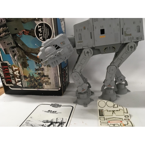 258 - Star Wars vintage AT-AT vehicle in worn box.