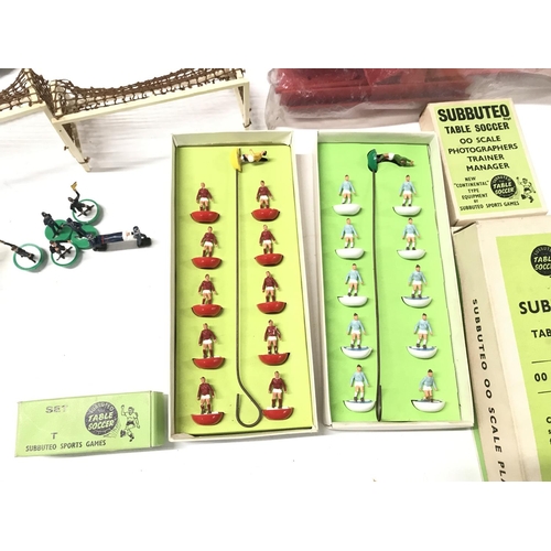 281 - A Small Collection of Subbuteo and a Meccano Set 3. No Reserve.