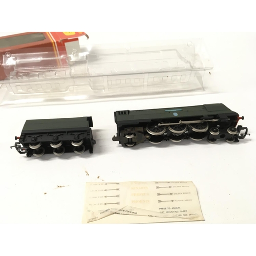 293 - A boxed Model locomotive and tender by Hornby no. R.866. SR 4.6.2. Fighter Pilot. 00 gauge. No Reser... 