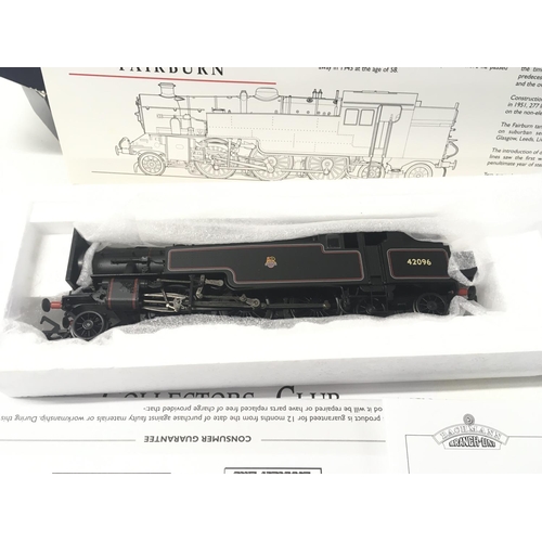 301 - Boxed Model locomotive by Bachmann 00 gauge. No.32.876. Fairborn Tank 42096. BR lined black. Early e... 