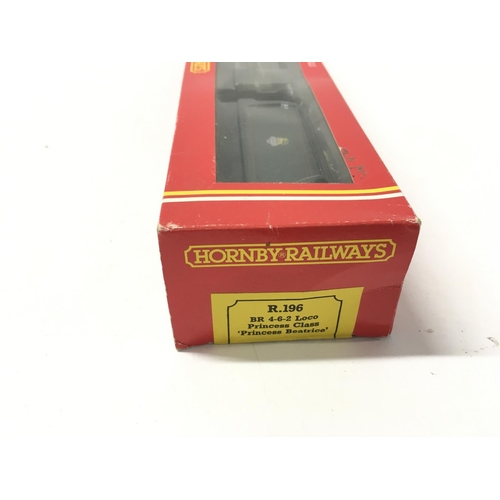 307 - A boxed 00 gauge model locomotive by Hornby R.196. BR Princess Class. Princess Beatrice. No Reserve