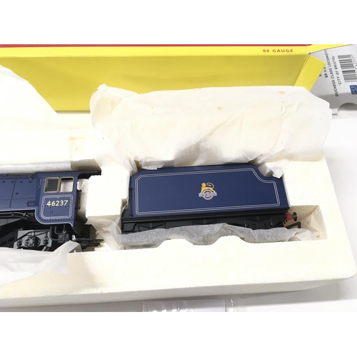 308 - A boxed 00 gauge model locomotive with tender by Hornby R2553. BR 4.6.2. Duchess Class City of Brist... 