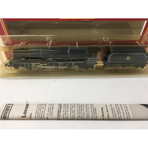 309 - 2x boxed 00 gauge locomotives with tender by Hornby includes R.258 LMS 4.6.2. Princess Elizabeth and... 