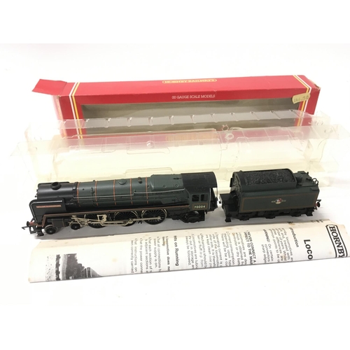 316 - 2x boxed 00 gauge model locomotives by Hornby including R.329. BR. 4.6.2. William Shakespeare. and R... 