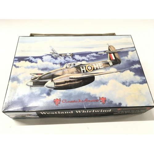 323 - 3x model aircraft kits including a eduard Bf 109G.6 late seriesâ¦2x Classic Airframes Westland Whir... 