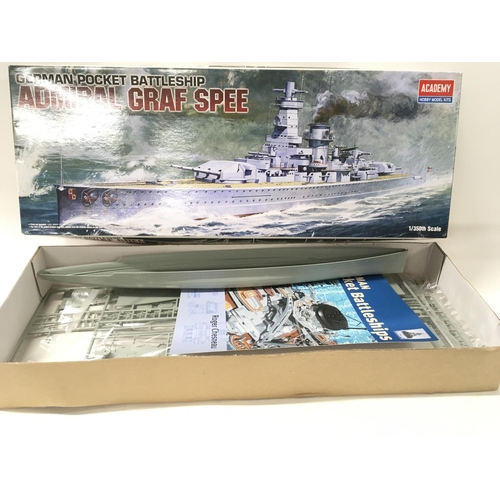 328 - 3x boxed Warship model kits including Gunnery Training Ship. USS ARIZONA BB39 by minihobbymodels â¦... 