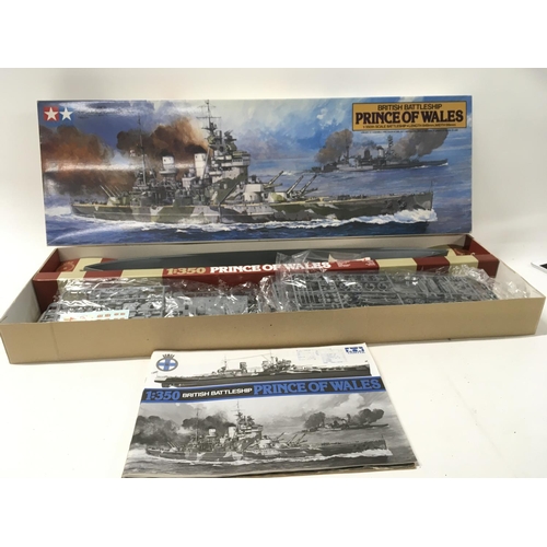 330 - 3x boxed warship model kits includes Cruiser HMS KING GEORGE V by Heller..incomplete.. Battleship HM... 