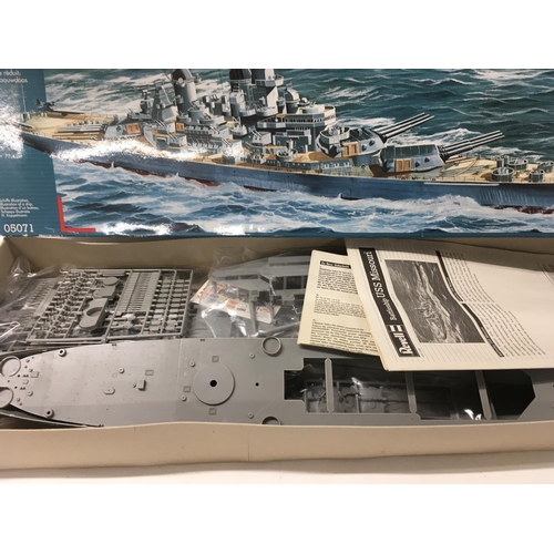 330 - 3x boxed warship model kits includes Cruiser HMS KING GEORGE V by Heller..incomplete.. Battleship HM... 